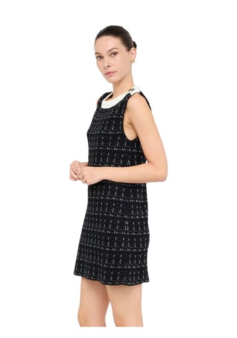 Abito corto in misto lana NERO Liu Jo | MF5057MA25RP9017